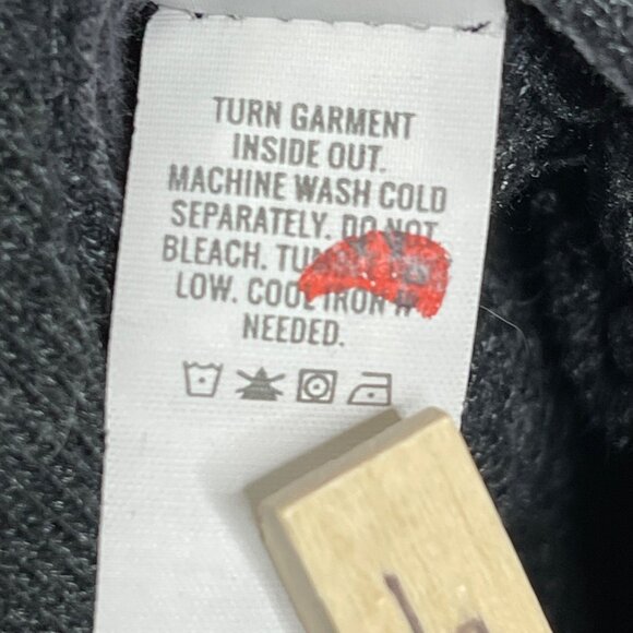 Aerie Hoodie Charcoal‎ Black Womens XS Oversized Relaxed Lounge Boho AE - Picture 5 of 8